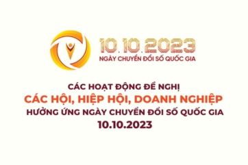 Các hoạt động đề nghị các Hội, Hiệp hội, Doanh nghiệp hướng ứng ngày chuyển đổi số Quốc gia 10.10.2023