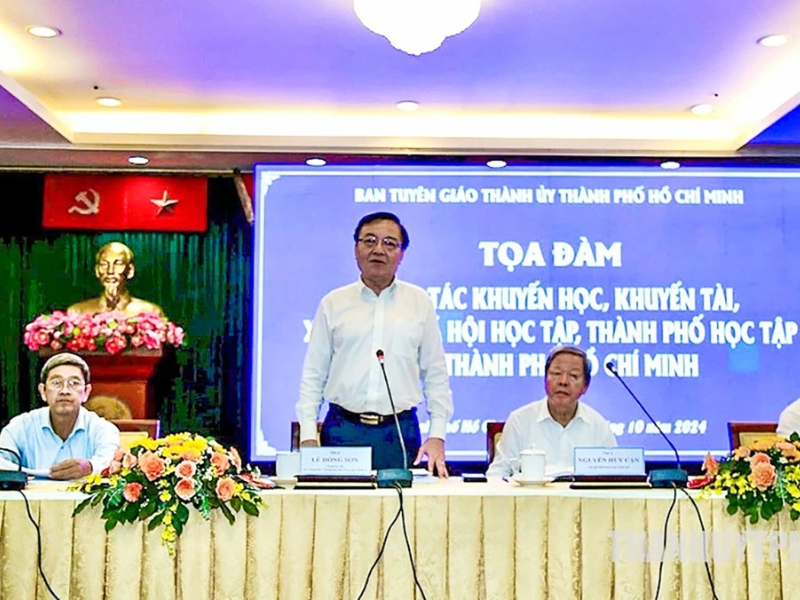 TP.HCM Thúc đẩy Xây dựng Xã hội Học Tập Gắn Với Chuyển Đổi Số Quốc Gia